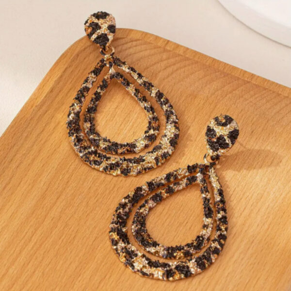 O1CN01jqWRtb1eOOEX4f9np_3368413861-0-cib Wholesale Double layered leopard print water droplet earrings