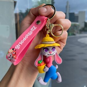 Crazy animal keychain-rabbit