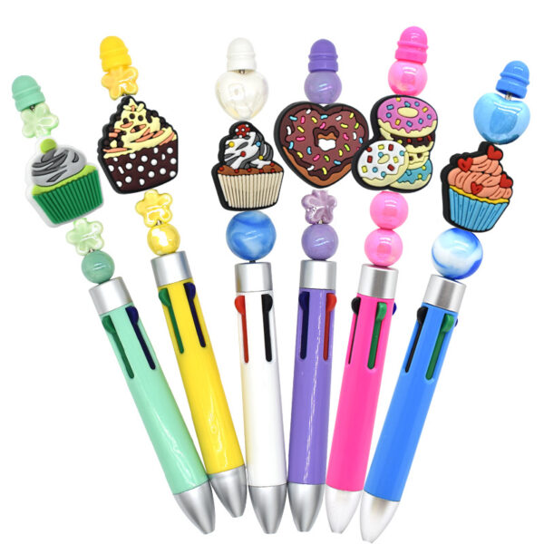 Wholesale Random 100pcs Product Donut Series Creative Focal Beads