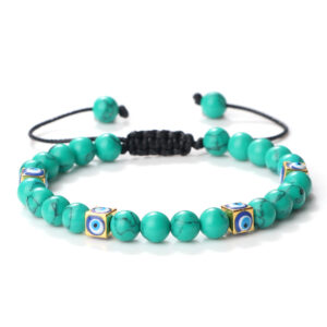 Black line Green Pine / Gold Square