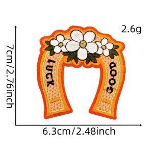 Boys western denim patch 17#