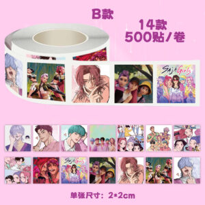 Kpop demon hunters volume stickers b- 500 sheets