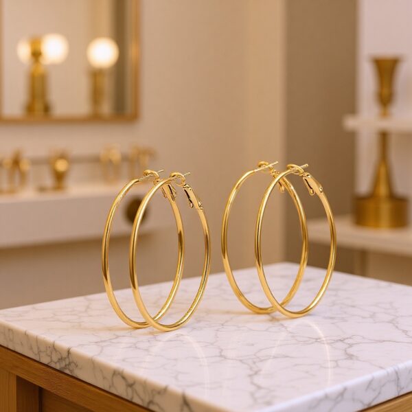 Wholesale Stainless Steel Geometric Circle Earrings