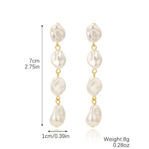 E2309-6 long profiled pearl chain