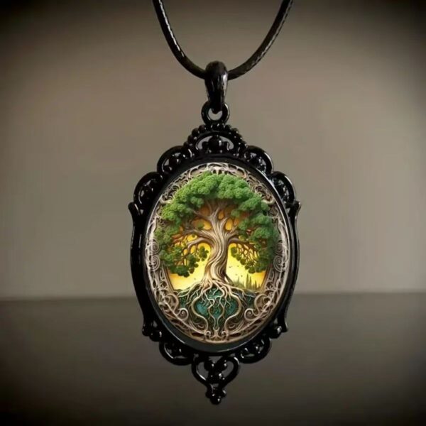 Wholesale Vintage Gothic Crow Cross Witch Halloween Necklace