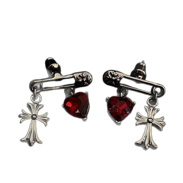 Wholesale Wear two rear hanging star and moon earrings