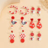 Wholesale Valentine's Day Love Soft Ceramic Earrings