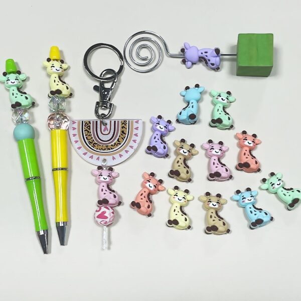 Wholesale Girae Silicone 3D Glue Beads DIY Focus Beads