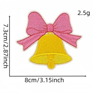 Pink christmas cloth sticker 6 #