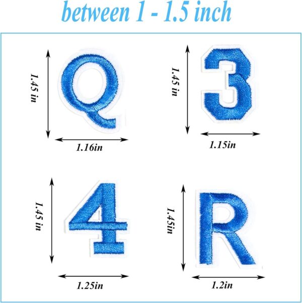 Wholesale Colorful English letter embroidery DIY Patches