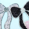 Wholesale Colorful rhinestone bow embroidery DIY Patches