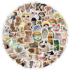 Wholesale 100 Cartoon Cute Kittens and Puppies Waterproof Vinyl Stickers