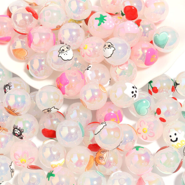 O1CN01kFITIO2HlXLbyxIzu_2206784719191-0-cib Wholesale DIY Color Plated Round Beads
