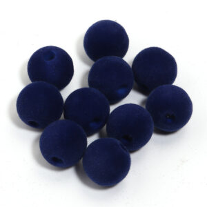 Round, deep blue / Size: outer diameter 16mm, hole diameter 4.7mm
