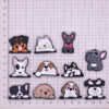 Wholesale Random 100pcs Shiba Inu Dog Cartoon Focal Beads