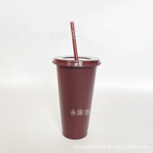 710ml straw cup#5 dark brown / 24OZ/710ML