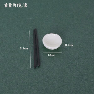 2-piece set of bowls and chopsticks