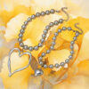 Wholesale Irregular heart-shaped Bohemian beaded necklace