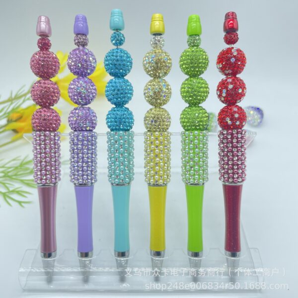 Wholesale 16mm Full Diamond Ball Handmade DIY Fancy Beaded Pen