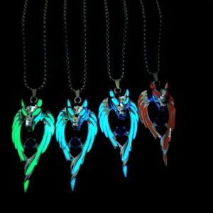 Wholesale Luminous Wolf Totem Wolf King Luminous Necklace