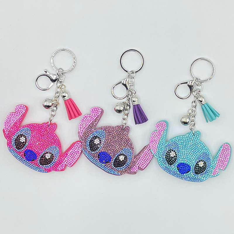 Wholesale Cartoon Pendant Cute Tassel Keychain Bag Decoration OLY Exclusive
