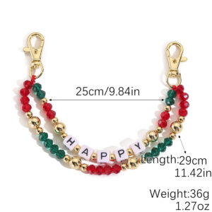 K2509-3 double layer crystal beads
