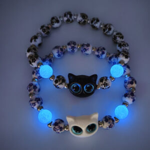 Wholesale Ceramic Jewelry Cat Bracelet Single Circle Niche Ethnic Style Handmade Beaded Bracelet