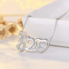 Wholesale 520 Digital Heart- Pendant Necklace