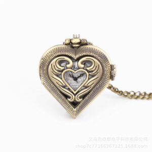 Silver pink heart shape