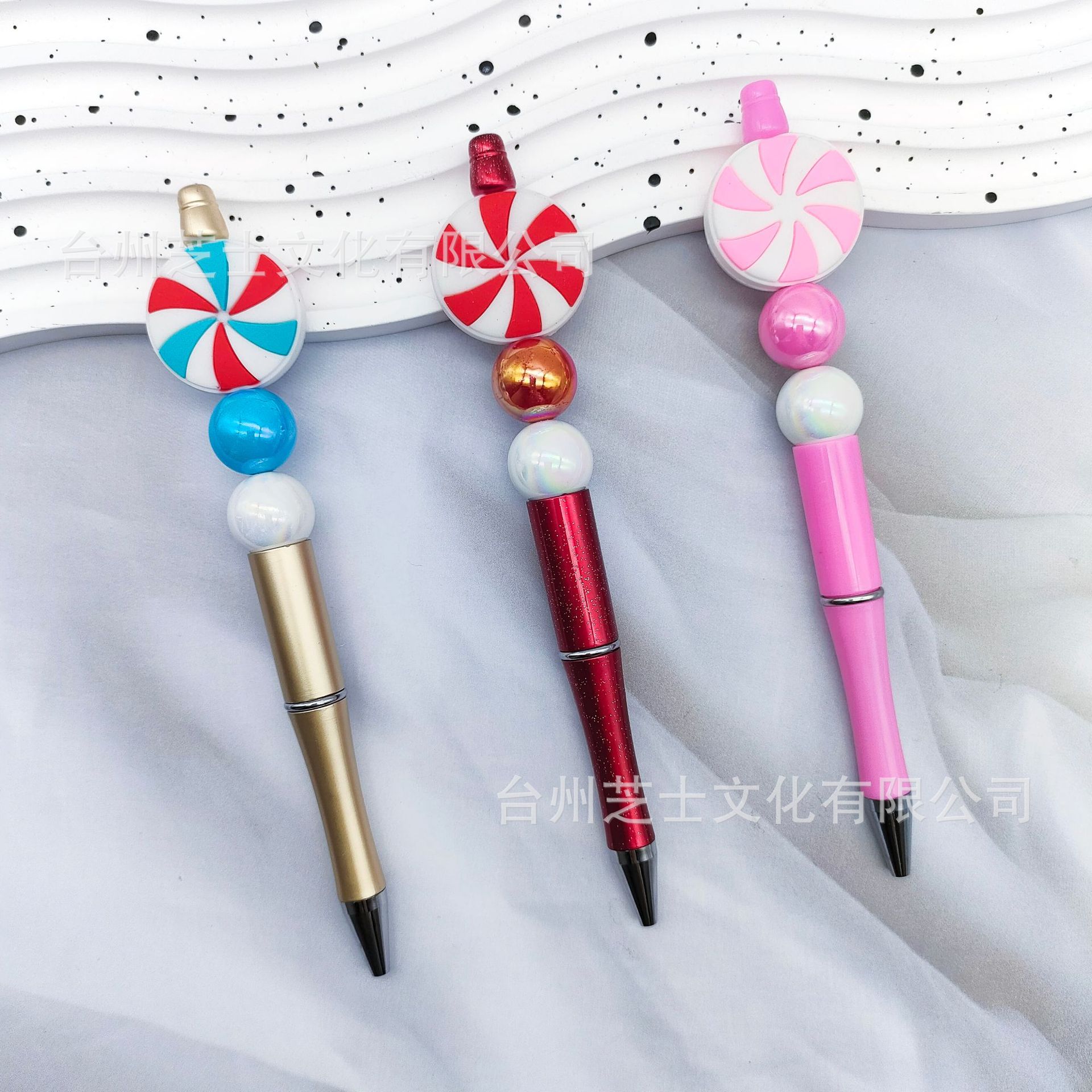 Wholesale Beaded Ballint Pen DIY Finished Magic Wand Beaded Cute Pen
