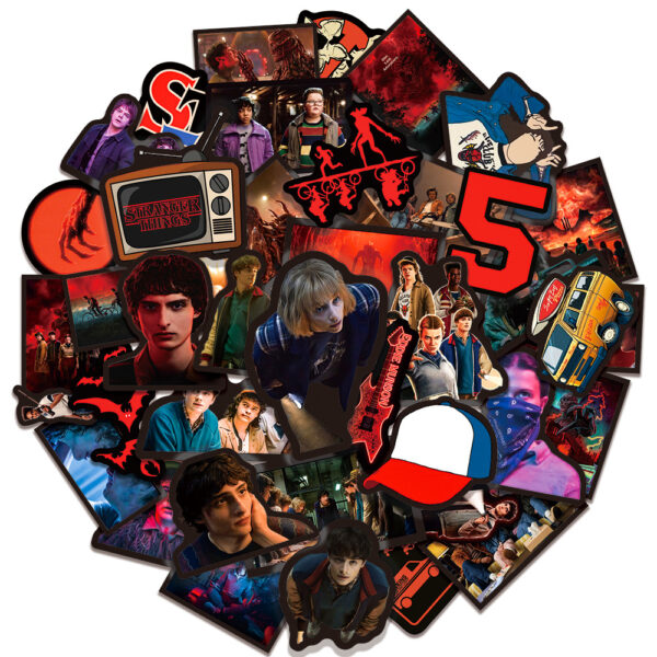O1CN01kbNsto1pXVyw2YHSO_2219482635370-0-cib Wholesale 50 American Tv Series 5 Thriller Water C Waterproof Laptop Decoration Handbook Peripheral Stickers