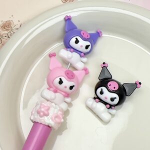 Wholesale Cartoon Perforated 3D Cute Rubber Beads DIY Beads OLY Exclusive