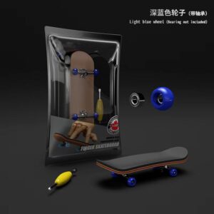 Dark blue with bearings