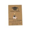 Wholesale Graduation Cap Compass Braided Rope Personalized Keychain