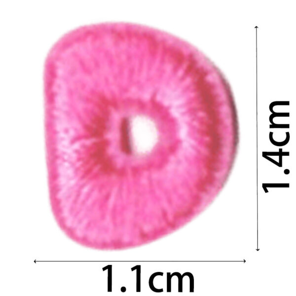 Wholesale Pink Cartoon 26 English Letter DIY Patches