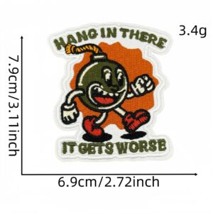 Funny animal cloth stickers 5#