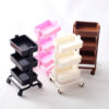 Wholesale Miniature mobile handcart storage rack Doll Accessories