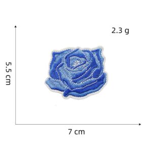 Blue Series cloth stickers 3#