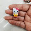 Wholesale 10pcs painted overalls bow cat Acrylic Beads OLY Exclusive