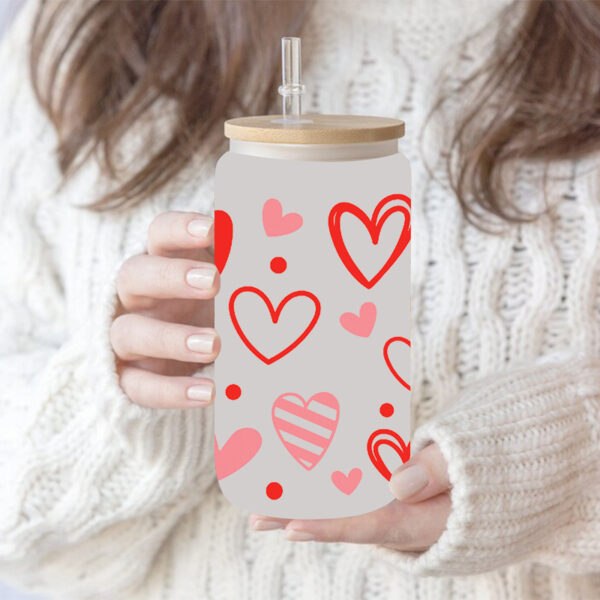 Wholesale UV Transfer Paste Glass Crystal Label Crystal Paste Cross-border Special Paste for 16oz Glass Cup 23cmX11cm