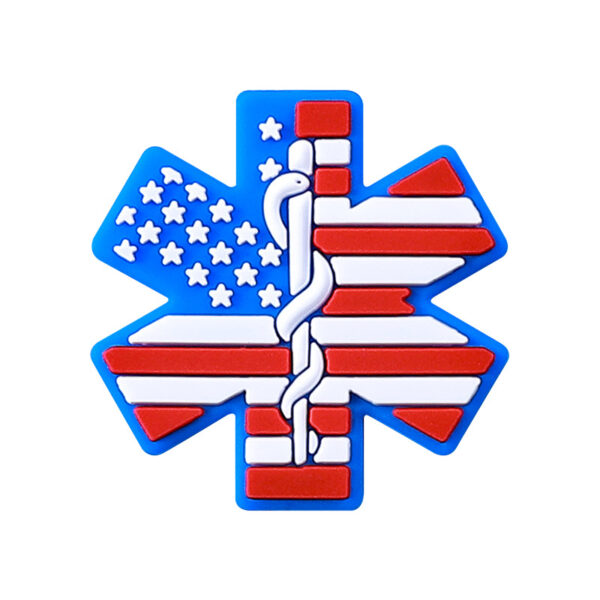 Wholesale 20pcs 3D Cartoon Alphabet Flag Pattern Silicone Beads