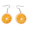 Wholesale Fruit Resin Lemon Slice Jewelry Set