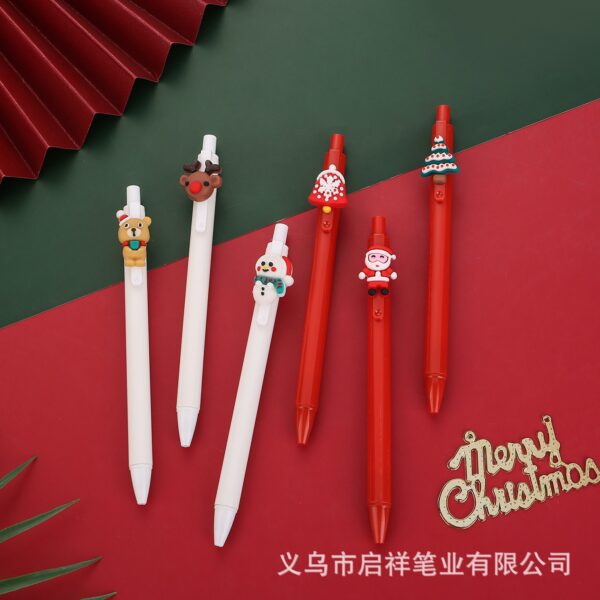 Wholesale Cute Christmas 3D Retractable Pen
