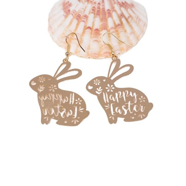 Wholesale Easter Egg Rabbit Earrings