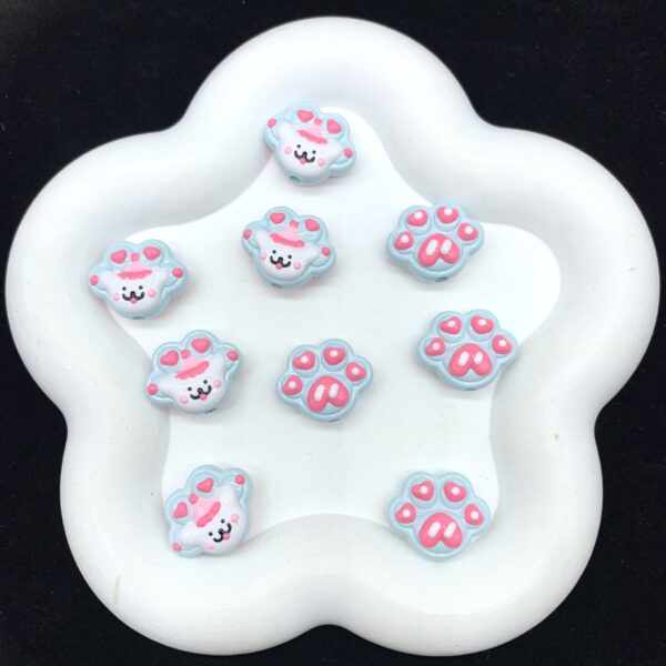 O1CN01kwyVxG23ZG2dgpznZ_2216209427269-0-cib Wholesale Ugly Fish Ppy Footprint Heavy Oil Hand-painted Beads Beaded DIY Aessories Bracelet Mobile Phone Chain Pendant Cute
