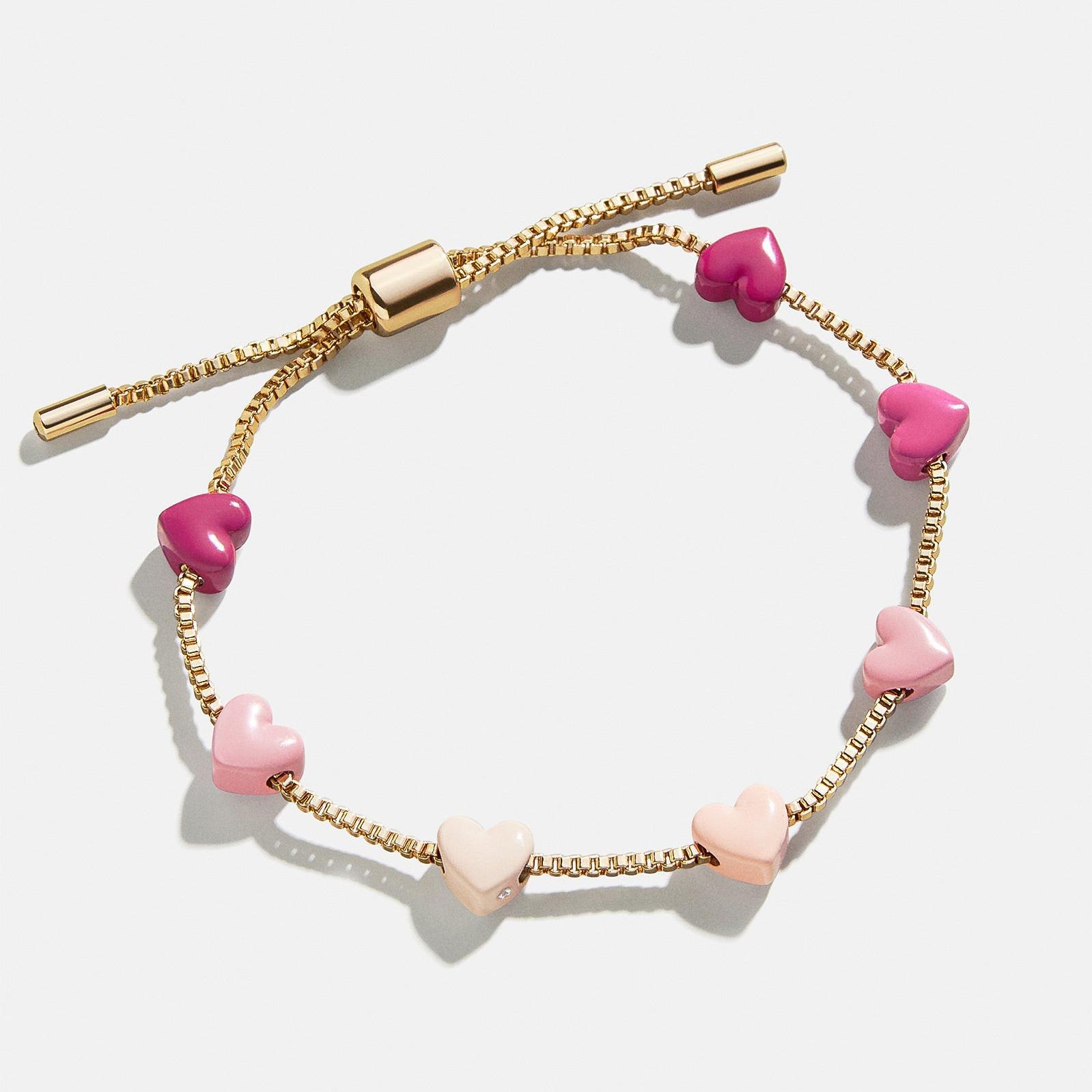 Wholesale Valentine's Day Colorful Heart Gradient Bracelet