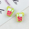 Wholesale 10pcs double-sided drip oil juice cup milk tea cup acrylic beads
