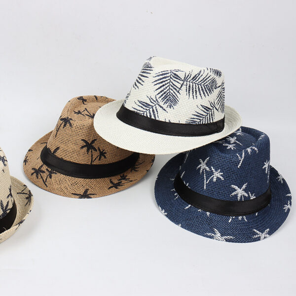 Wholesale Beach style tourism sun shading summer grass jazz hat