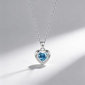 Wholesale Titanium steel necklace for women with micro inlaid full zircon, light luxury style