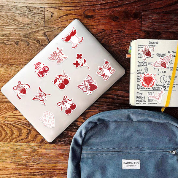 Wholesale 50pcs Cartoon Valentine's Day Simple Graffiti Stickers